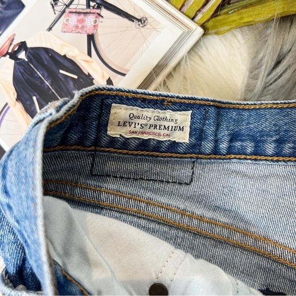 Levi’s x Free People Wedgie Icon Fit Premium Women’s High Rise Jeans Sz 28 - Picture 7 of 12